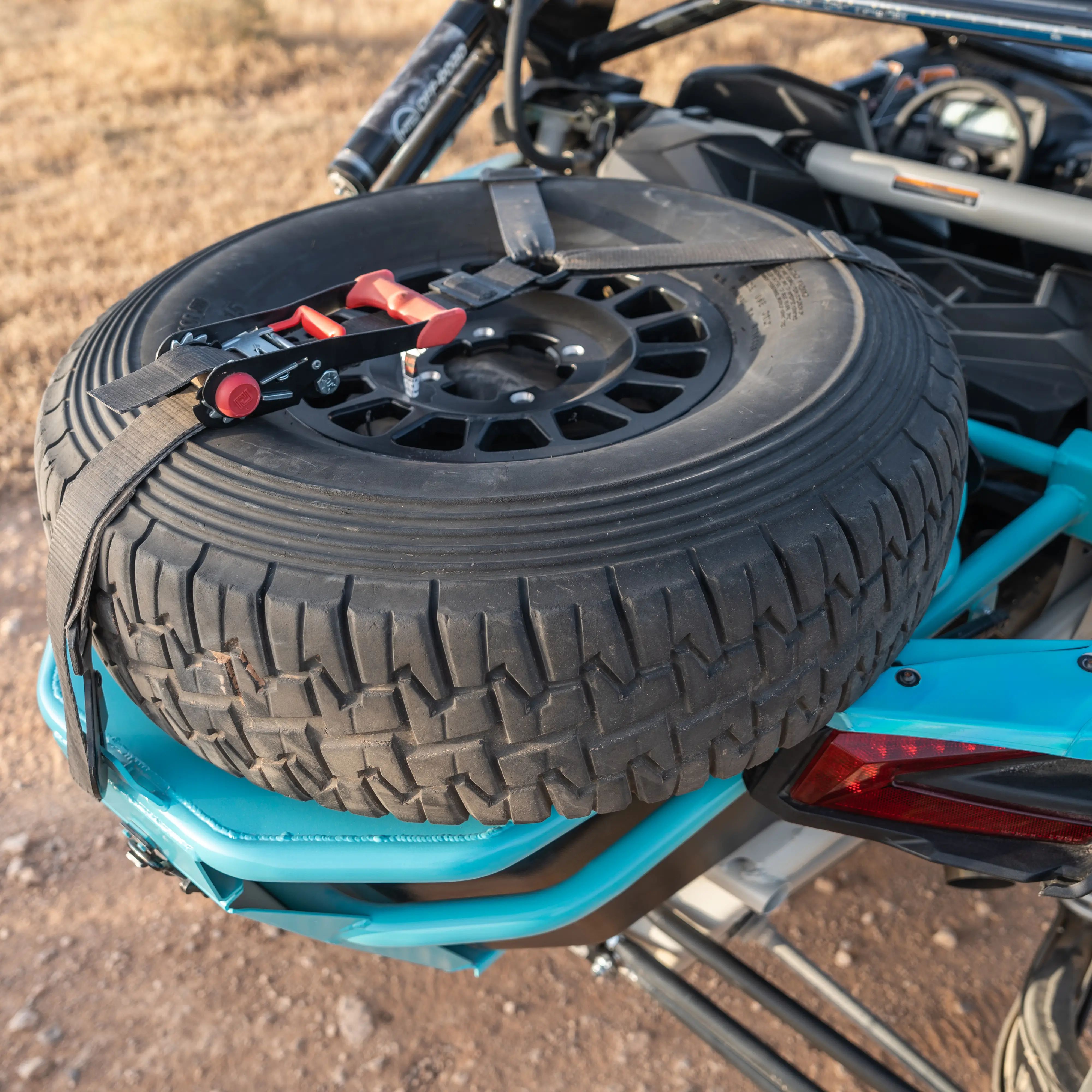 B2G Can Am X3 Rear Storage and Tire Rack - Image 5