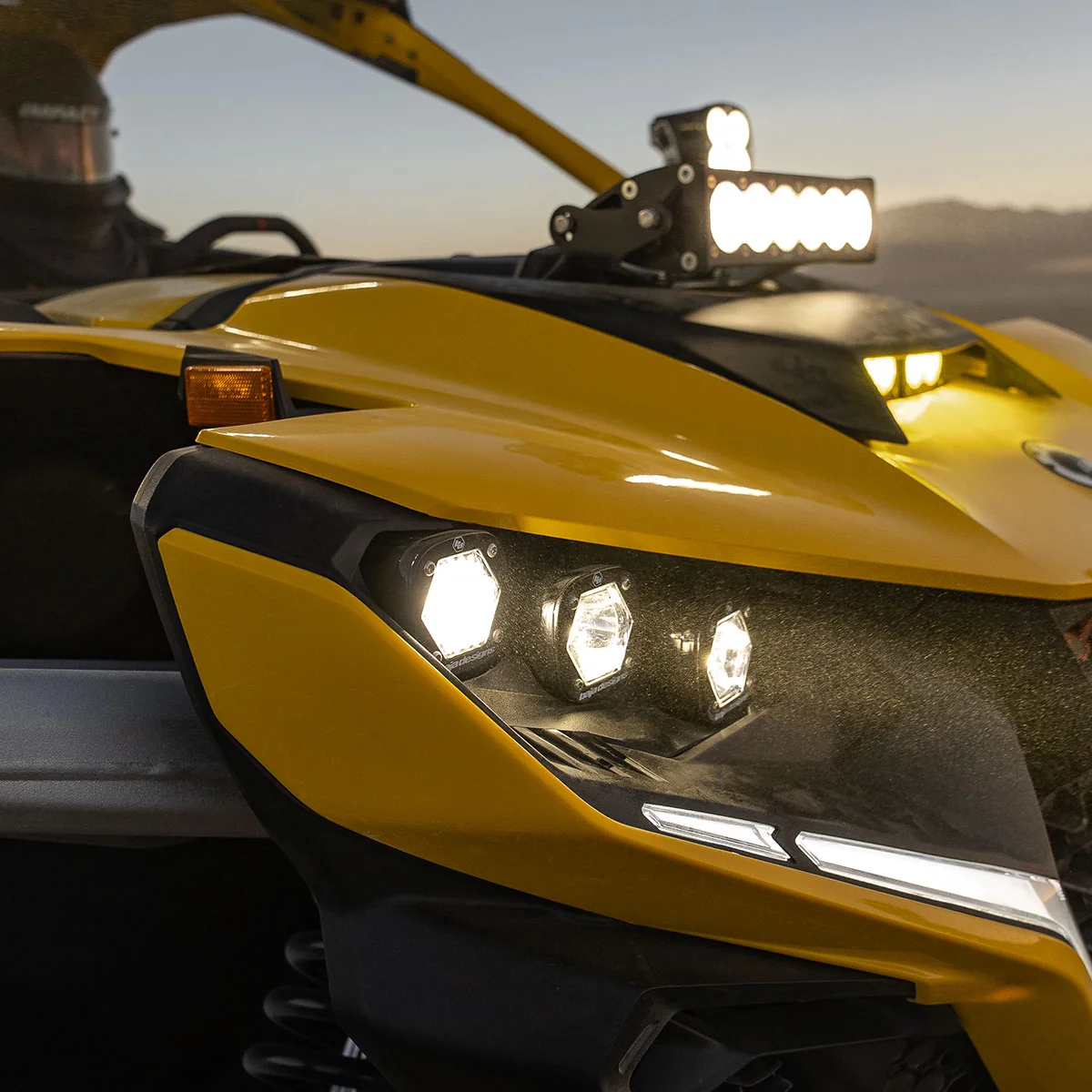 Baja Design Can-Am, Maverick R, Triple S1 Headlight Kit - Image 3