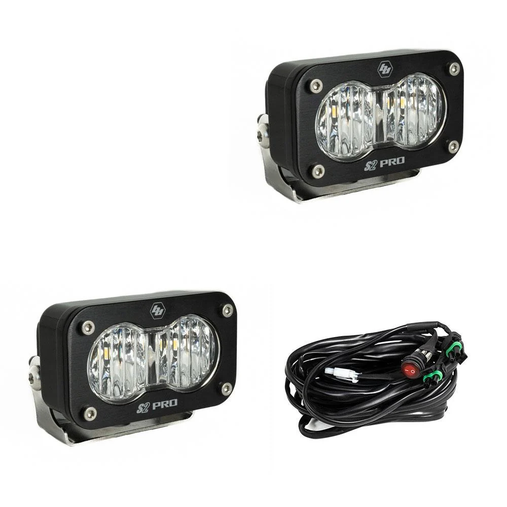 Baja Designs S2 Pro Black LED Auxiliary Light Pod Pair - Image 3