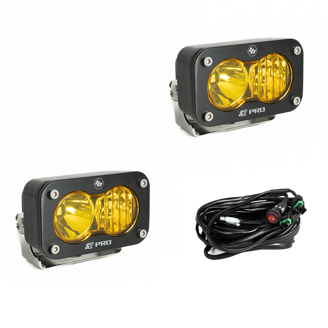 Baja Designs S2 Pro Black LED Auxiliary Light Pod Pair - Image 6