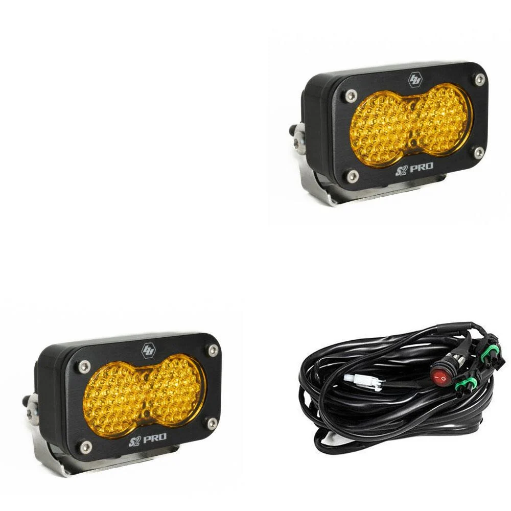 Baja Designs S2 Pro Black LED Auxiliary Light Pod Pair - Image 7
