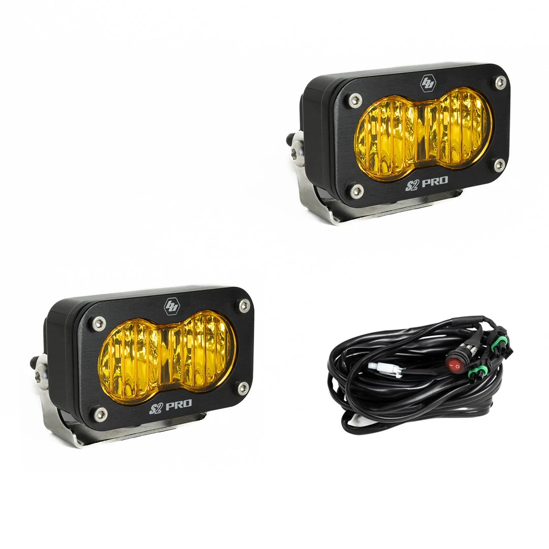 Baja Designs S2 Pro Black LED Auxiliary Light Pod Pair - Image 8