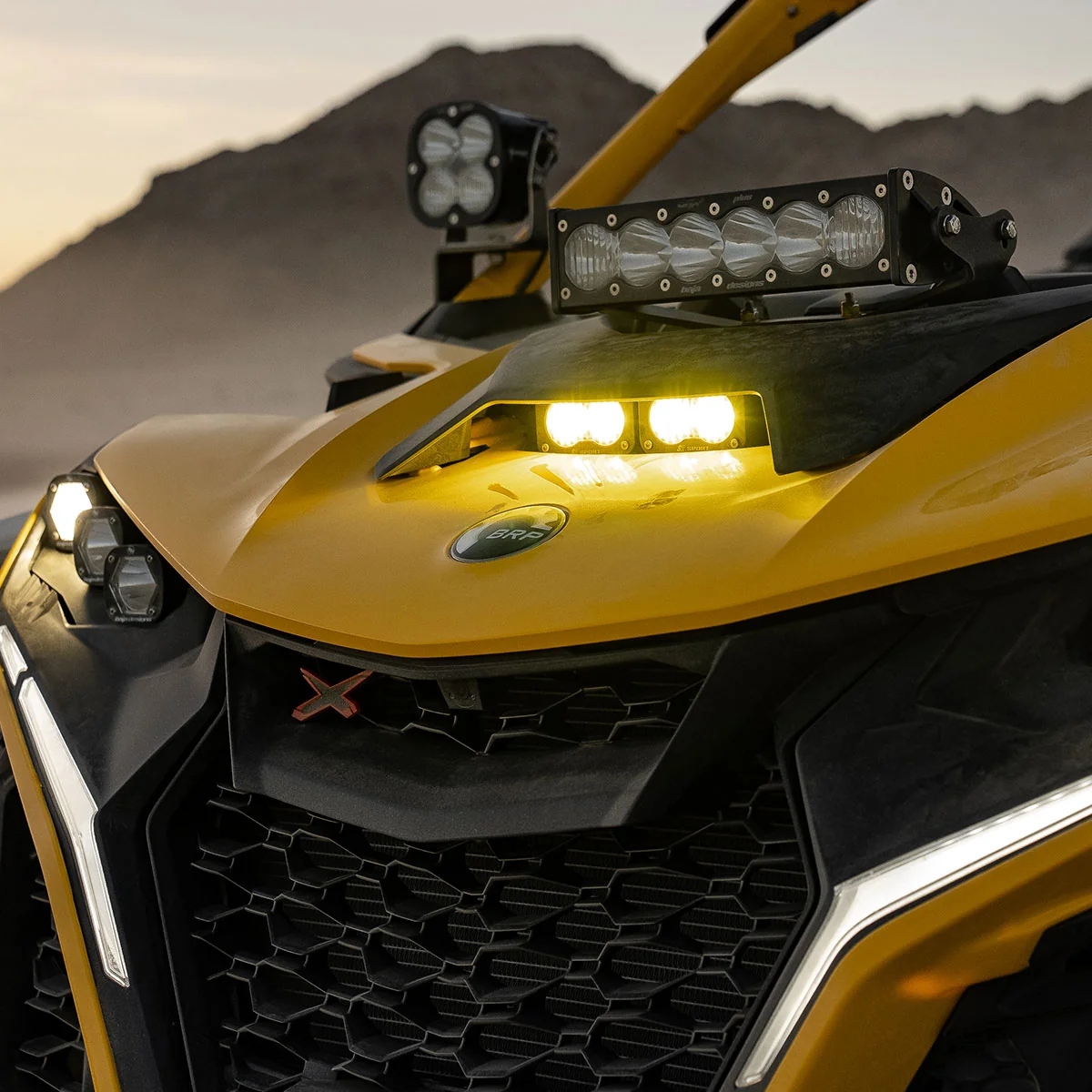 Baja Design Can-Am, Maverick R, Dual S2 Pro Hood Kit - Image 3