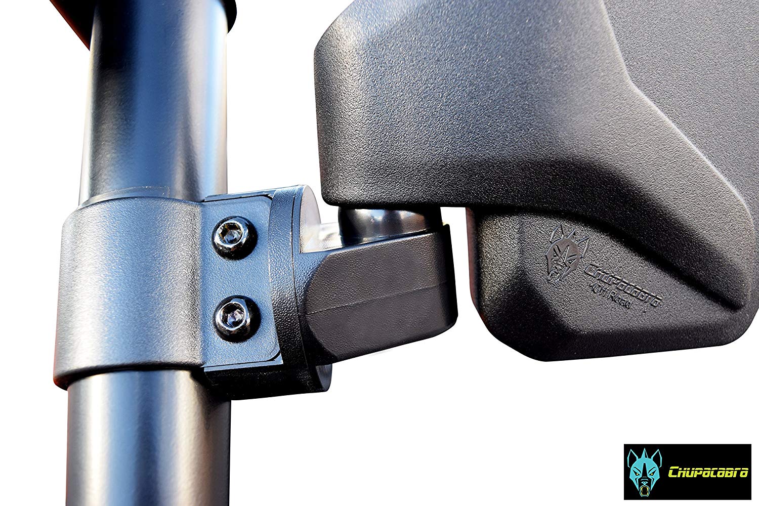 Offroad Rear View/Side Mirror for UTV with SPOT Mirror - Right & Left Pair for 1.6" - 2" - Image 6