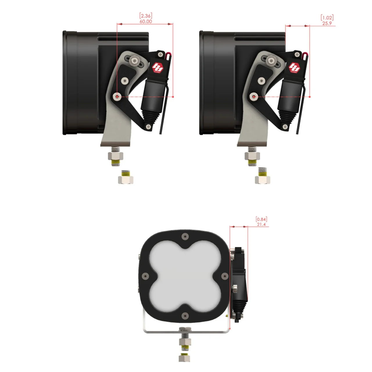 Reflex Light Actuator Kit - CL Standard Housing - Universal - Image 3