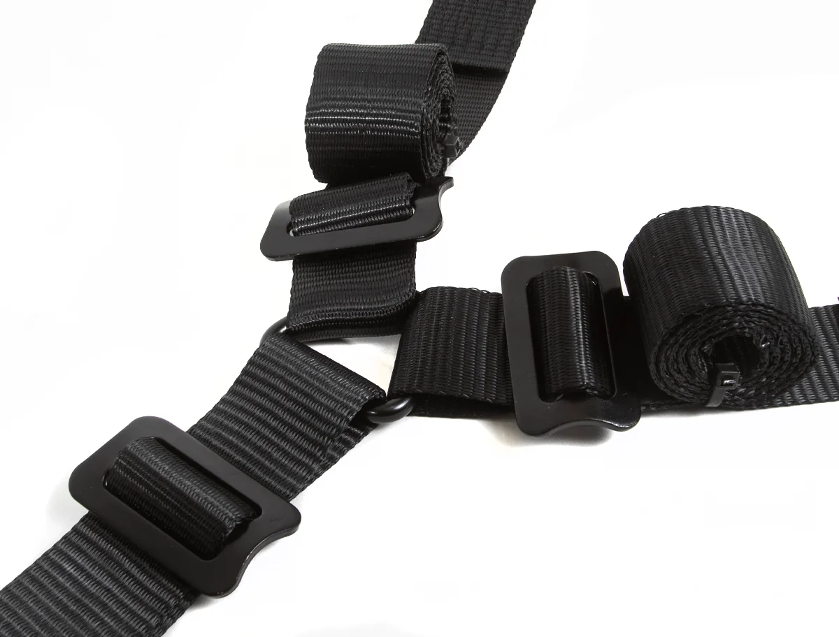 SpeedStrap 2″ HD 3-Point Spare Tire Tie-Down Y-Strap with Flat Snap Hooks - Image 4