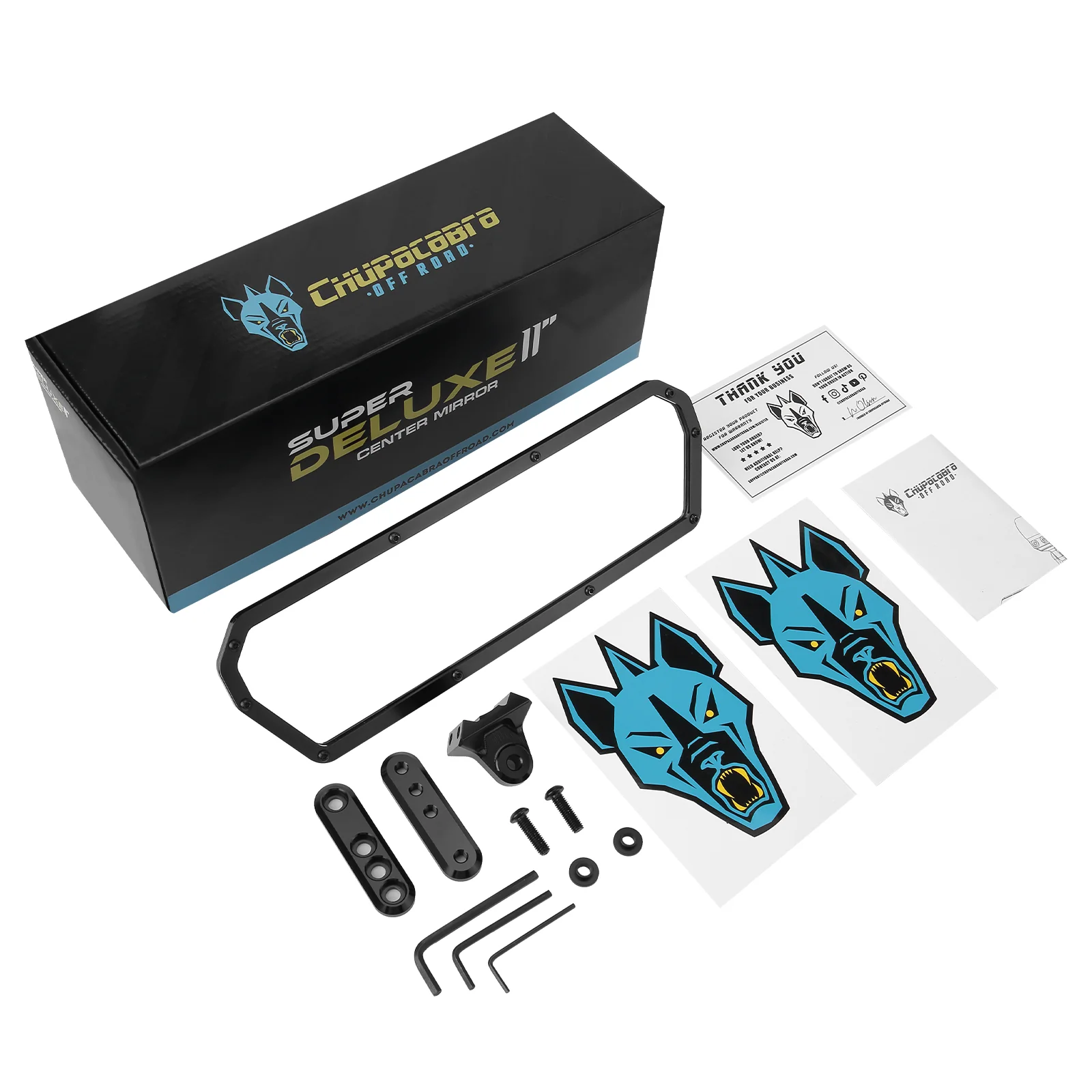 Super DELUXE 11" Offroad UTV Center Rearview Mirror - Image 16