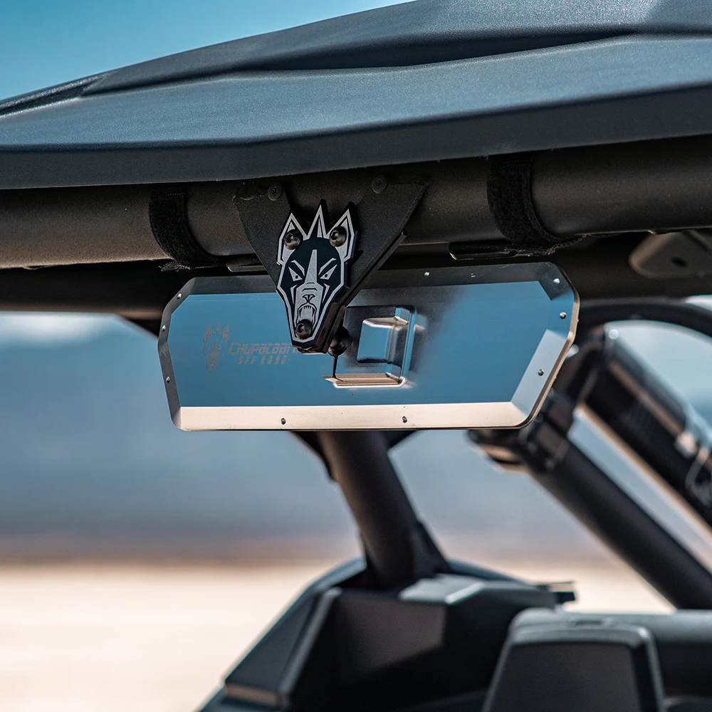 X3 Specific Super DELUXE 11" Offroad UTV Center Rearview Mirror - Image 3