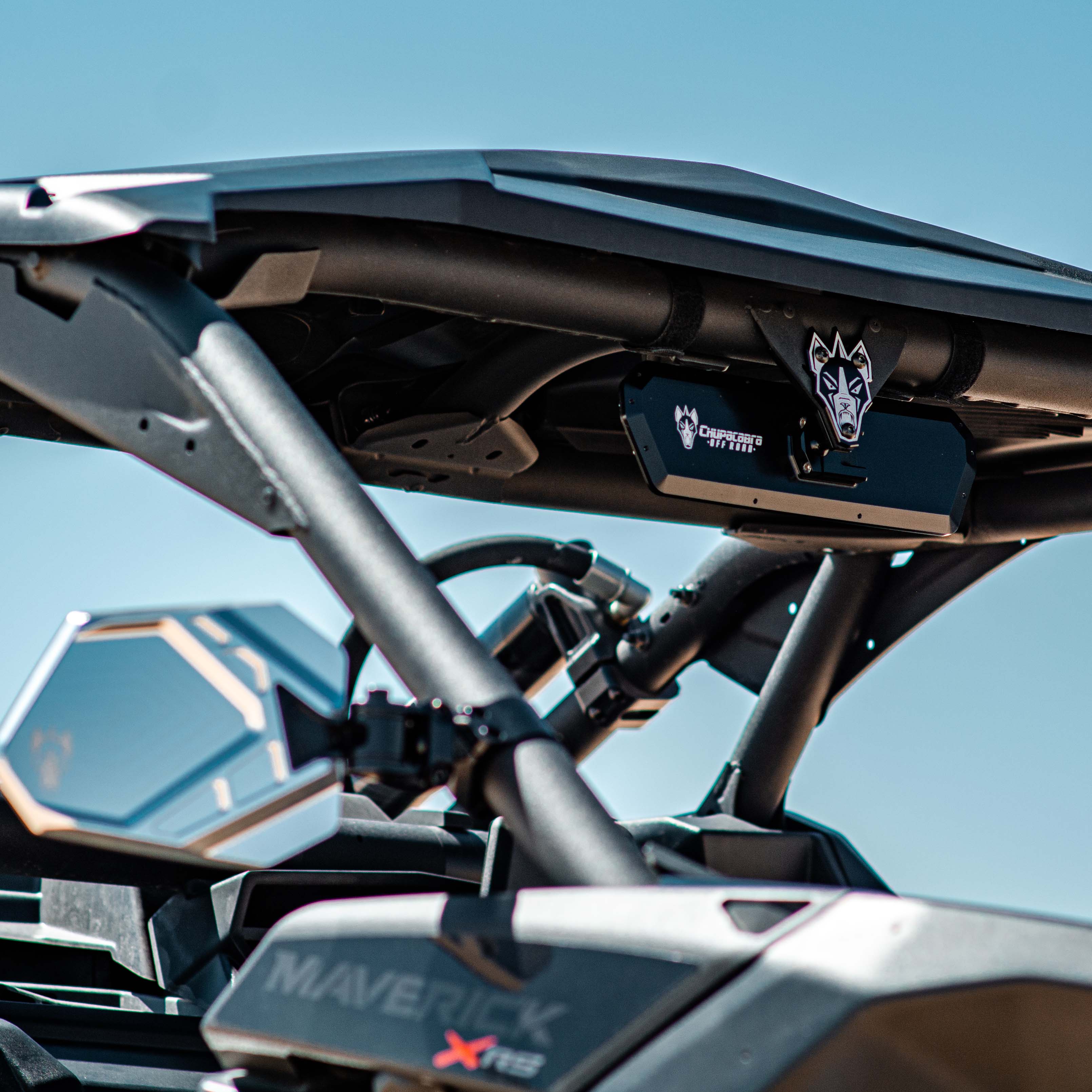 X3 Specific Super DELUXE 11" Offroad UTV Center Rearview Mirror - Image 8